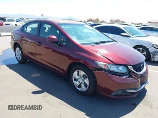 2013 Honda Civic LX z VIN 2HGFB2F50DH584101, wystawiony jako IAAI lot #42414482 z przebiegiem 150 526 mil mil oraz . Historia ofert i sprzedaży dostępna na DreamBid. Obrazek 1.