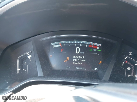 2019 Honda CR-V EX-L with VIN 7FARW2H83KE062075, listed as a IAAI auction lot 41868640 with 41,159 mi miles. Bid and sale history available at carsss.com. Image 7.