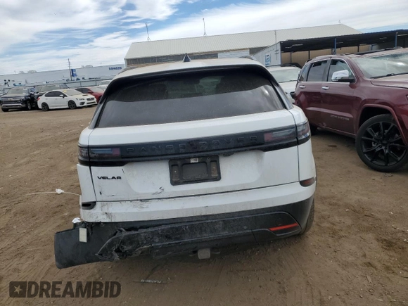 2024 Land Rover Range Rover Velar S with VIN SALYJ2EX3RA378086, listed as a Copart auction lot 72570894 with 17,122 mi miles and Salvage Title. Bid and sale history available at DreamBid. Image 6.