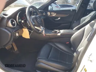2015 Mercedes-Benz C 300 Luxury with VIN 55SWF4KBXFU010770, listed as a Copart auction lot 49498305 with 118,345 mi miles and Salvage Title. Bid and sale history available at carsss.com. Image 7.