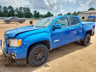2021 GMC Canyon 2WD Elevation with VIN 1GTG5CEN1M1165190, listed as a Copart auction lot 61762235 with 51,383 mi miles and Salvage title. Bid and sale history available at DreamBid. Image 1.