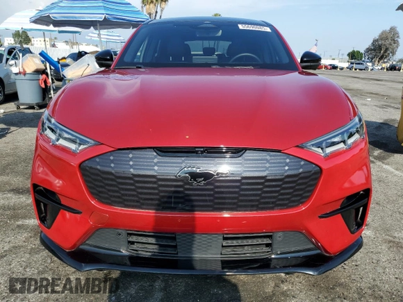 2023 Ford Mustang Mach-E GT with VIN 3FMTK4SX1PMA57884, listed as a Copart auction lot 55690085 with 4,724 mi miles and Salvage Title. Bid and sale history available at DreamBid. Image 5.