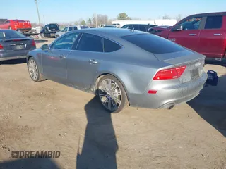 2012 Audi A7 3.0 Prestige with VIN WAUSGAFCXCN001849, listed as a IAAI auction lot 41712682 with 102,833 mi miles. Bid and sale history available at carsss.com. Image 3.
