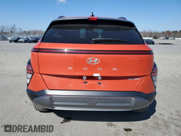 2024 Hyundai Kona Limited with VIN KM8HECA36RU082705, listed as a Copart auction lot 50739995 with 10,894 mi miles and Salvage Title. Bid and sale history available at carsss.com. Image 6.