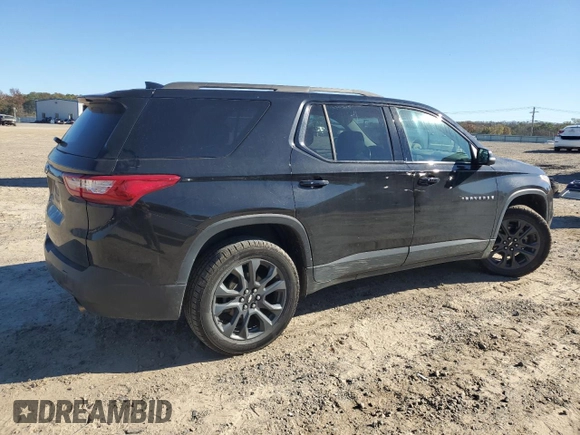 2021 Chevrolet Traverse RS with VIN 1GNERJKW8MJ246031, listed as a Copart auction lot 80468954 with 76,003 mi miles and Salvage Title. Bid and sale history available at carsss.com. Image 3.