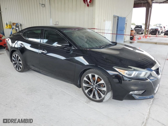 2016 Nissan Maxima 3.5 SV with VIN 1N4AA6APXGC419858, listed as a Copart auction lot 52368085 with 0 mi miles and Salvage Title. Bid and sale history available at carsss.com. Image 4.