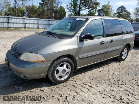 2003 Ford Windstar LX with VIN 2FMDA51443BA18352, listed as a Copart auction lot 52483725 with 50,787 mi miles and Clean Title. Bid and sale history available at carsss.com. Image 1.