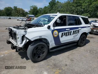 2021 Chevrolet Tahoe Commercial z VIN 1GNSCLED3MR458377, wystawiony jako Copart lot #57302405 z przebiegiem 26 846 mil mil oraz Szkoda całkowita • Salvage title. Historia ofert i sprzedaży dostępna na DreamBid. Obrazek 1.