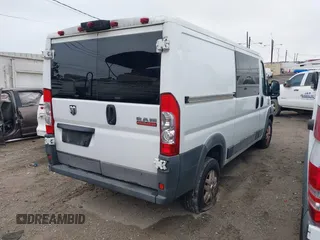 2016 Ram ProMaster Cargo with VIN 3C6TRVAG2GE107345, listed as a IAAI auction lot 41912262 with 130,368 mi miles and . Bid and sale history available at DreamBid. Image 4.