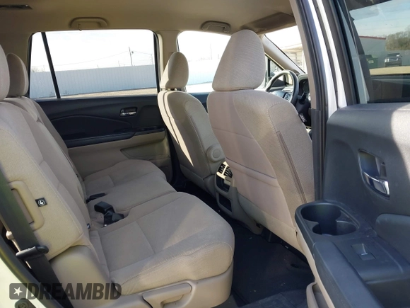 2016 Honda Pilot LX with VIN 5FNYF5H16GB033964, listed as a IAAI auction lot 41607930 with 168,137 mi miles and . Bid and sale history available at DreamBid. Image 8.