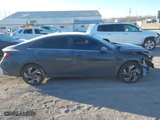2024 Hyundai Elantra SEL with VIN KMHLS4DG3RU843312, listed as a IAAI auction lot 41345651 with 3,394 mi miles. Bid and sale history available at carsss.com. Image 13.