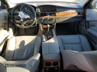 2007 BMW 5 Series 530xi with VIN WBANF73547CU27630, listed as a Copart auction lot 43837325 with Not Provided miles and Salvage Title. Bid and sale history available at carsss.com. Image 8.