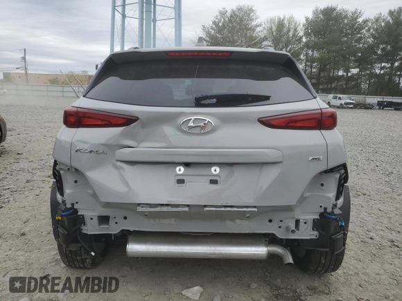 2023 Hyundai Kona SEL with VIN KM8K3CAB1PU044766, listed as a Copart auction lot 53684405 with 10,958 mi miles and Salvage Title. Bid and sale history available at carsss.com. Image 6.