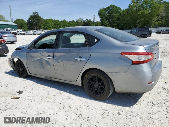 2014 Nissan Sentra S with VIN 3N1AB7AP7EY337381, listed as a Copart auction lot 54129985 with 187,972 mi miles and Salvage Title. Bid and sale history available at DreamBid. Image 2.