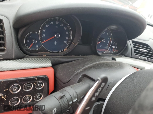 2013 Maserati GranTurismo Sport with VIN ZAM45VLA2D0072081, listed as a Copart auction lot 76554224 with Not provided miles and Non repairable. Bid and sale history available at DreamBid. Image 9.