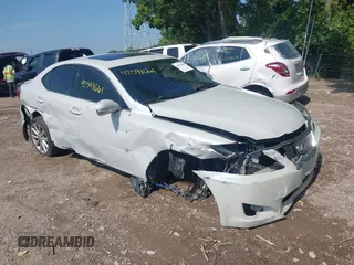 2009 Lexus IS 250 with VIN JTHCK262592029117, listed as a IAAI auction lot 42598661 with 228,690 mi miles and . Bid and sale history available at DreamBid. Image 1.