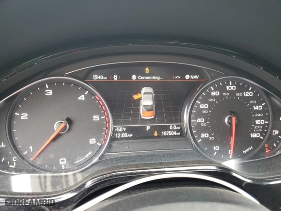 2014 Audi A8 L 3.0L TDI with VIN WAURMAFD0EN001880, listed as a Copart auction lot 84438164 with 197,504 mi miles and Salvage Title. Bid and sale history available at carsss.com. Image 9.