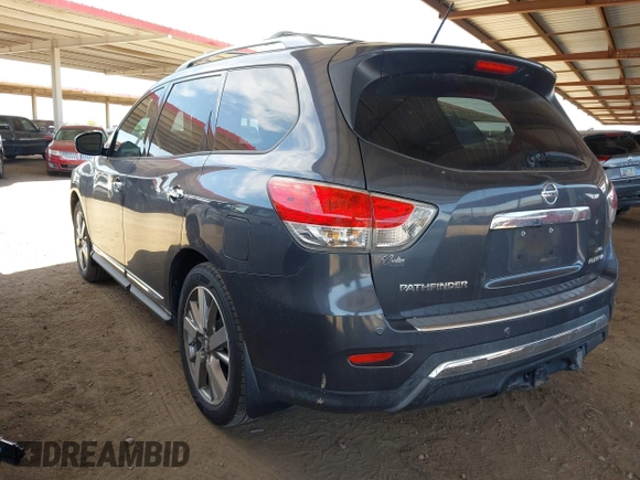 2014 Nissan Pathfinder S with VIN 5N1AR2MM1EC615158, listed as a IAAI auction lot 42403729 with 126,680 mi miles and . Bid and sale history available at DreamBid. Image 3.