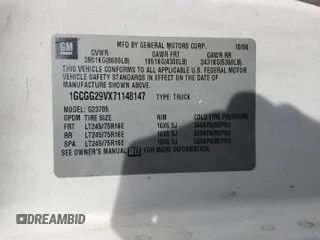 2007 Chevrolet Express Cargo z VIN 1GCGG29VX71148147, wystawiony jako Copart lot #42724565 z przebiegiem 153 112 mil mil oraz Tytuł czysty. Historia ofert i sprzedaży dostępna na DreamBid. Obrazek 14.