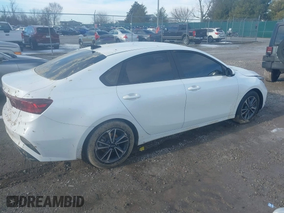 2024 Kia Forte LXS with VIN 3KPF24AD8RE763837, listed as a IAAI auction lot 41648954 with 7,611 mi miles. Bid and sale history available at carsss.com. Image 4.