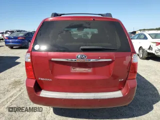 2007 Kia Sedona EX with VIN KNDMB233976177716, listed as a Copart auction lot 71408984 with 173,640 mi miles and Salvage Title. Bid and sale history available at carsss.com. Image 6.