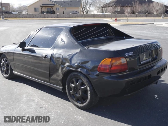 1993 Honda del Sol Si z VIN JHMEH6266PS003324, wystawiony jako Copart lot #47476405 z przebiegiem 173 537 mil mil oraz Szkody całkowita. Historia ofert i sprzedaży dostępna na DreamBid. Obrazek 4.