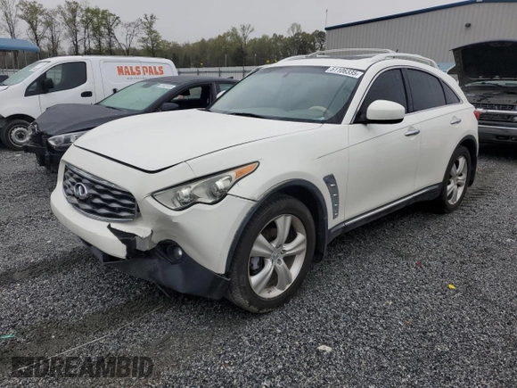 2011 Infiniti FX35 with VIN JN8AS1MW2BM734366, listed as a Copart auction lot 51106335 with 174,341 mi miles and Salvage Title. Bid and sale history available at carsss.com. Image 1.