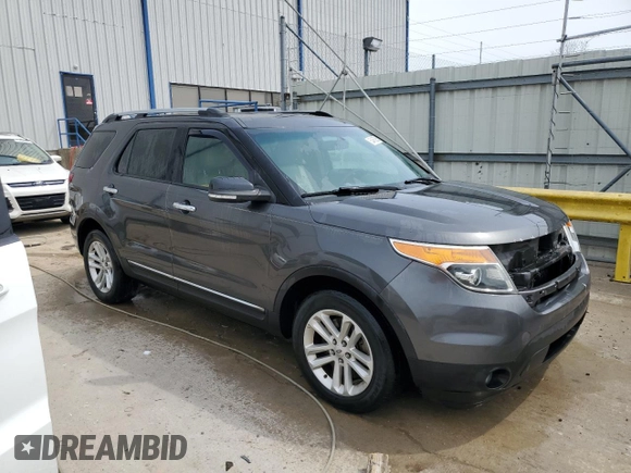 2015 Ford Explorer XLT with VIN 1FM5K7D87FGC53272, listed as a Copart auction lot 53465955 with 180,210 mi miles and Salvage Title. Bid and sale history available at DreamBid. Image 4.