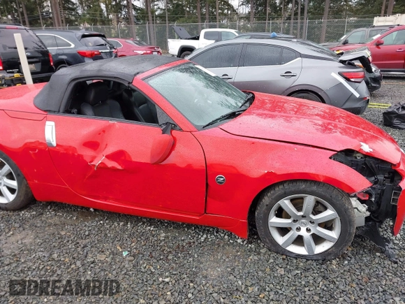 2004 Nissan 350Z Touring with VIN JN1AZ36AX4T011221, listed as a IAAI auction lot 41893947 with 89,112 mi miles. Bid and sale history available at carsss.com. Image 6.