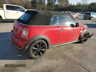 2013 MINI Convertible S with VIN WMWZP3C50DT550554, listed as a Copart auction lot 88415495 with 95,295 mi miles and Salvage title. Bid and sale history available at DreamBid. Image 3.
