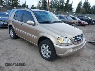 2002 Mercedes-Benz M 320/430/500 with VIN 4JGAB75E32A330347, listed as a IAAI auction lot 41929140 with 227,727 mi miles and . Bid and sale history available at carsss.com. Image 1.