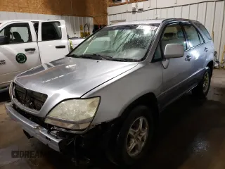 2002 Lexus RX 300 z VIN JTJHF10U320289837, wystawiony jako Copart lot #53879935 z przebiegiem 233 713 mil mil oraz Szkoda całkowita • Salvage title. Historia ofert i sprzedaży dostępna na DreamBid. Obrazek 1.
