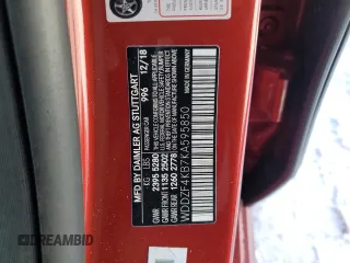 2019 Mercedes-Benz E-Class E 300 with VIN WDDZF4KB7KA595850, listed as a Copart auction lot 45160355 with 25,580 mi miles and Salvage Title. Bid and sale history available at carsss.com. Image 13.