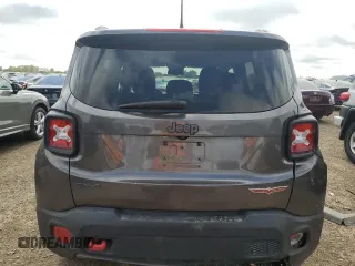 2016 Jeep Renegade Trailhawk with VIN ZACCJBCT5GPE16139, listed as a Copart auction lot 62498705 with 117,080 mi miles and Salvage title. Bid and sale history available at DreamBid. Image 6.