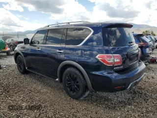 2019 Nissan Armada SV with VIN JN8AY2NC1K9582074, listed as a Copart auction lot 60835014 with 97,667 mi miles and Salvage Title. Bid and sale history available at carsss.com. Image 2.