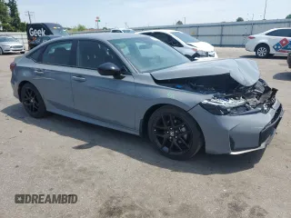 2025 Honda Civic Sport z VIN 2HGFE2F57SH522456, wystawiony jako Copart lot #54850685 z przebiegiem 5 830 mil mil oraz Szkoda całkowita • Salvage title. Historia ofert i sprzedaży dostępna na DreamBid. Obrazek 4.