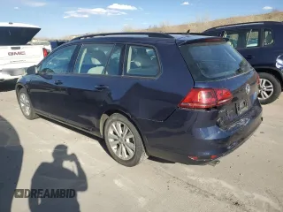 2017 Volkswagen Golf SportWagen S with VIN 3VW017AU1HM515554, listed as a Copart auction lot 46549405 with 97,823 mi miles and Salvage Title. Bid and sale history available at carsss.com. Image 2.
