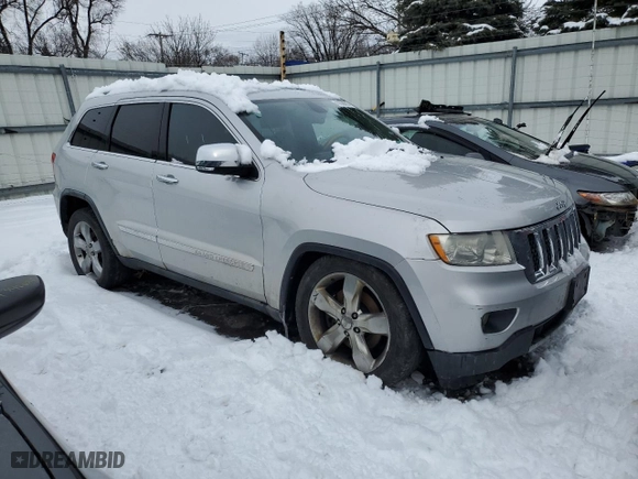 2012 Jeep Grand Cherokee Overland with VIN 1C4RJFCT5CC190099, listed as a Copart auction lot 43638895 with 244,349 mi miles and Clean Title. Bid and sale history available at carsss.com. Image 4.