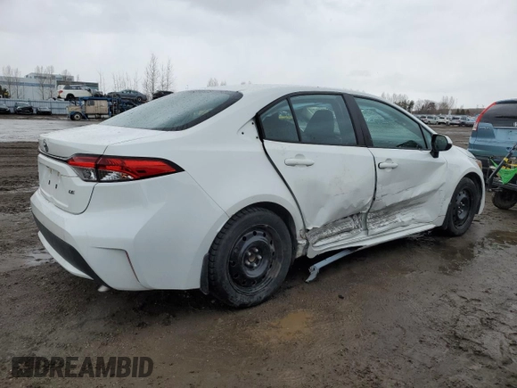 2021 Toyota Corolla L with VIN 5YFBPMBE3MP267780, listed as a Copart auction lot 49126495 with 47,678 mi miles and Salvage Title. Bid and sale history available at carsss.com. Image 3.