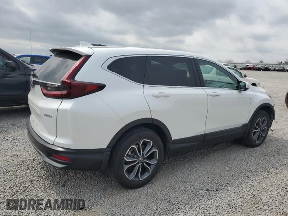 2022 Honda CR-V EX with VIN 7FARW2H52NE032060, listed as a Copart auction lot 53741865 with 42,488 mi miles and Salvage Title. Bid and sale history available at carsss.com. Image 3.