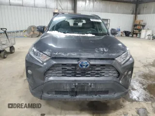 2021 Toyota RAV4 Hybrid LE with VIN 4T3B6RFV8MU009416, listed as a Copart auction lot 45218725 with 132,840 mi miles and Salvage Title. Bid and sale history available at carsss.com. Image 5.