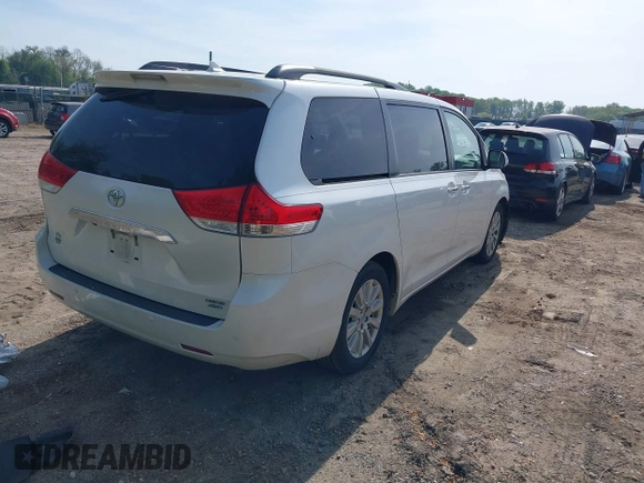 2014 Toyota Sienna Limited with VIN 5TDDK3DC0ES091826, listed as a IAAI auction lot 42112113 with 200,255 mi miles and . Bid and sale history available at DreamBid. Image 4.