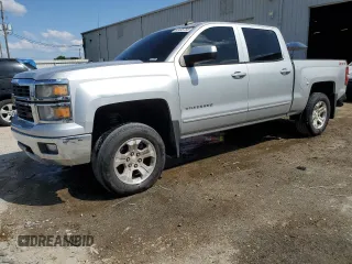 2015 Chevrolet Silverado 1500 LT with VIN 3GCUKREC9FG433906, listed as a Copart auction lot 52495785 with 99,268 mi miles and Salvage Title. Bid and sale history available at DreamBid. Image 1.