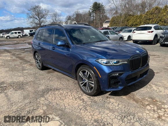 2020 BMW X7 M50i z VIN 5UXCX6C08L9B15440, wystawiony jako Copart lot #48511485 z przebiegiem 82 788 mil mil oraz Czysty tytuł • Clean title. Historia ofert i sprzedaży dostępna na DreamBid. Obrazek 4.