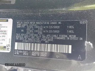 2023 Lexus NX 350h Premium with VIN 2T2GKCEZ5PC014862, listed as a IAAI auction lot 41999437 with 45,853 mi miles and . Bid and sale history available at DreamBid. Image 9.
