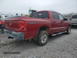 2008 Dodge Dakota SXT with VIN 1D7HE38K18S541785, listed as a Copart auction lot 89347225 with 139,435 mi miles and Salvage Title. Bid and sale history available at DreamBid. Image 3.