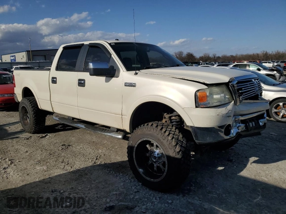 2007 Ford F-150 XLT with VIN 1FTPW14V57FB44577, listed as a Copart auction lot 48031565 with 157,601 mi miles and Salvage Title. Bid and sale history available at carsss.com. Image 4.