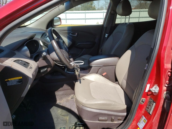2015 Hyundai Tucson SE with VIN KM8JU3AG9FU046526, listed as a Copart auction lot 48550515 with 128,096 mi miles and Clean Title. Bid and sale history available at carsss.com. Image 7.