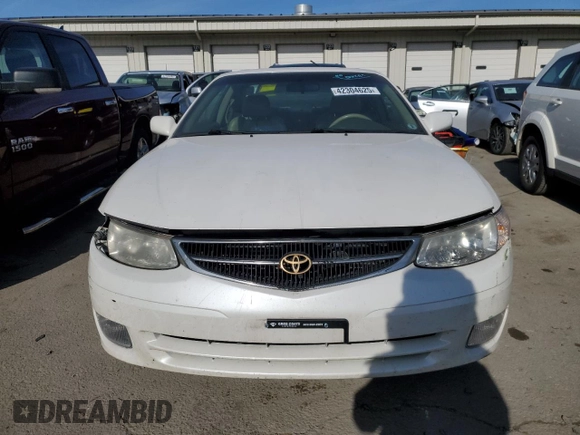 2000 Toyota Solara SE with VIN 2T1CG22P6YC399187, listed as a Copart auction lot 42304625 with 95,376 mi miles and Salvage Title. Bid and sale history available at carsss.com. Image 5.