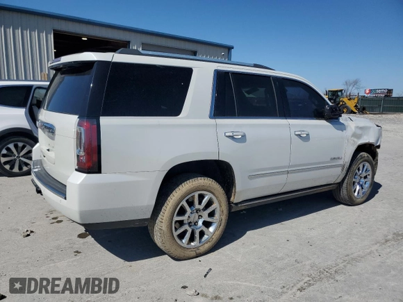 2016 GMC Yukon Denali with VIN 1GKS2CKJ7GR361844, listed as a Copart auction lot 48511895 with 119,231 mi miles and Salvage Title. Bid and sale history available at carsss.com. Image 3.